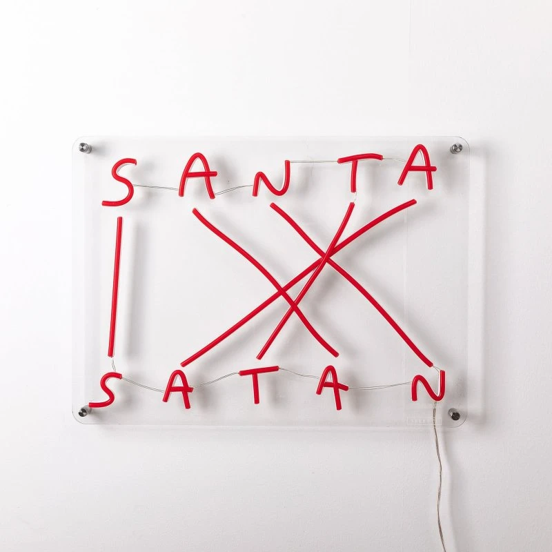 Seletti Santa-Satan LED Kinkiet Dekoracyjny, Czerwony