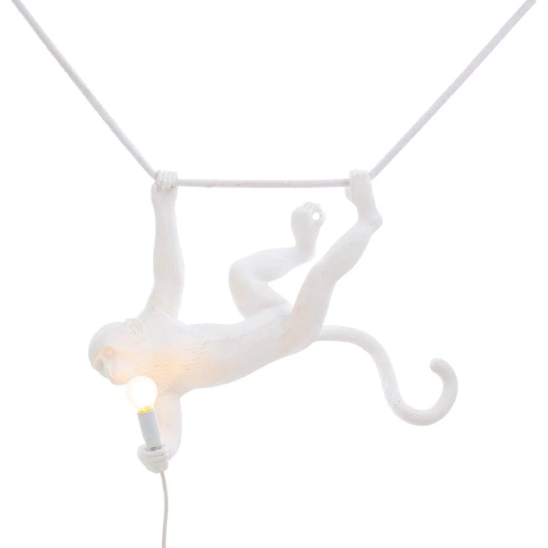 Seletti Monkey Swing Lampa Wisząca Biała