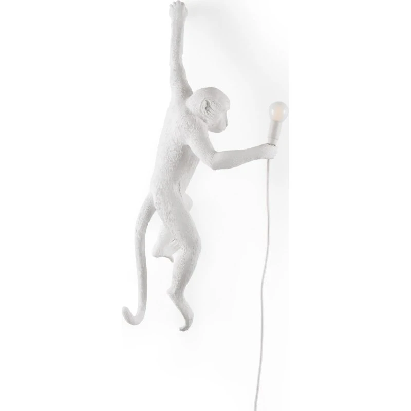 Seletti Monkey Lamp Biała - Kinkiet Dekoracyjny Design