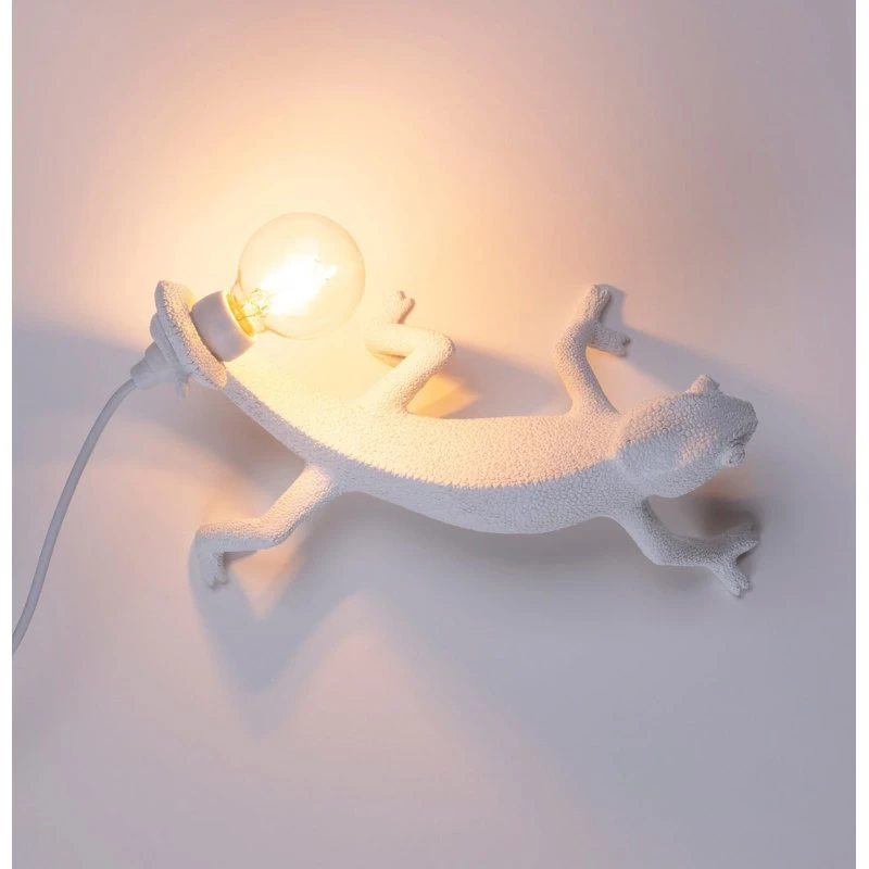 Seletti Chameleon Lamp Going Down - Lampa Ścienna Biała
