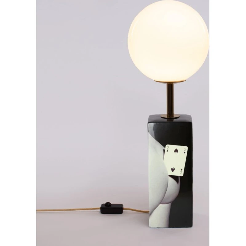 Seletti Lampa Stołowa Toiletpaper Two Of Spades