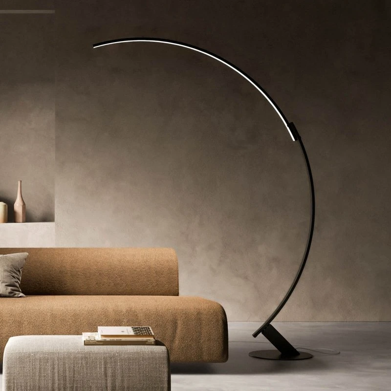 Kyudo Lampa Podłogowa LED Black KDLN - 212 cm