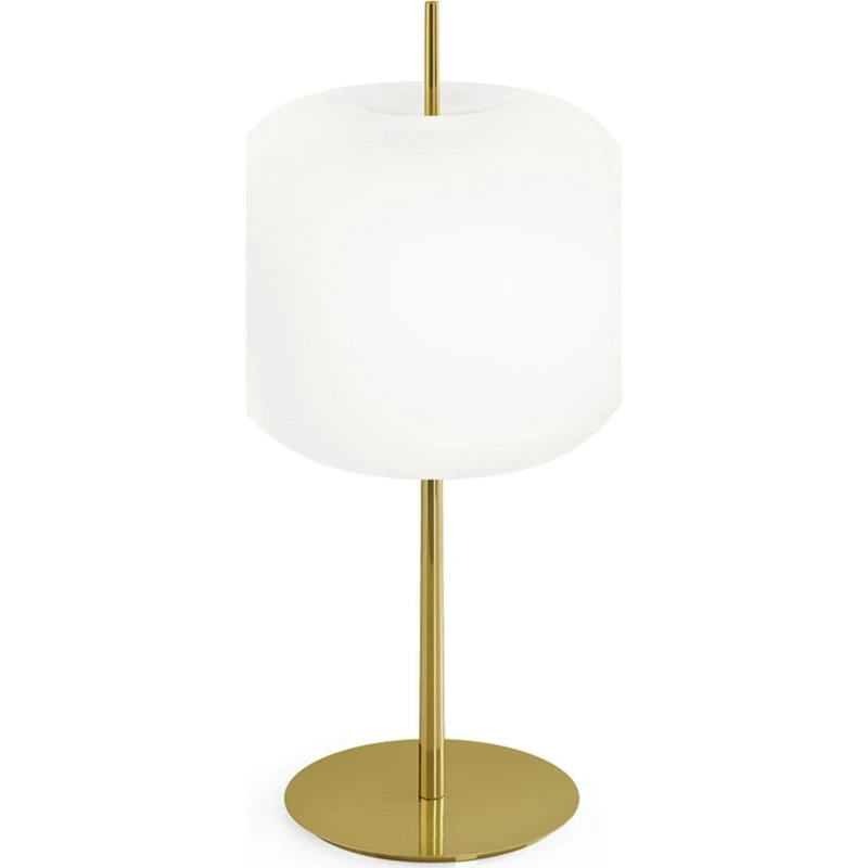 Kundalini Kushi XL Lampa Stołowa Mosiądz/Biały, 60 cm