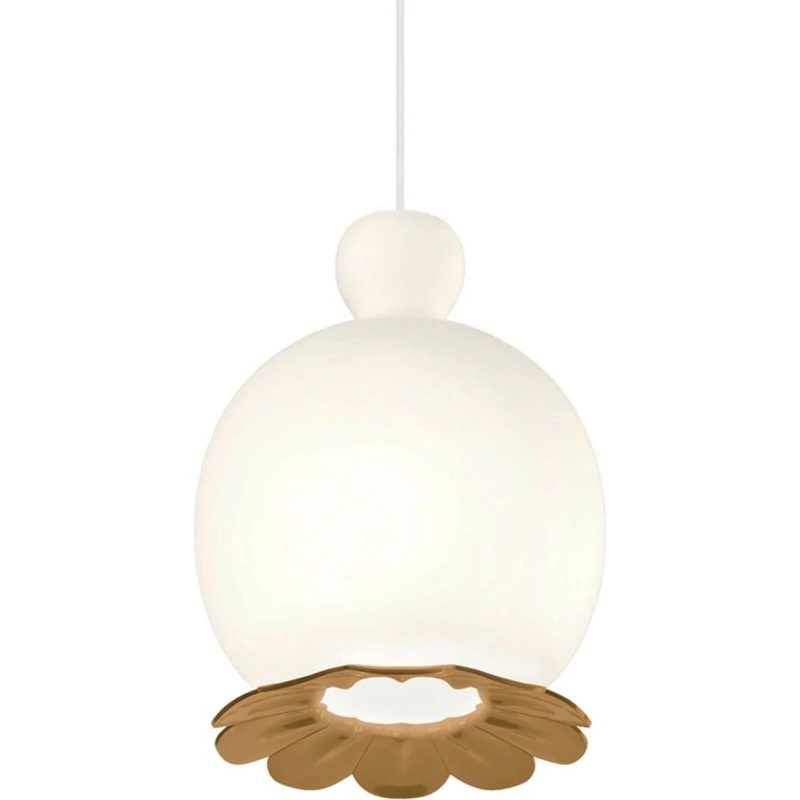 Kundalini Opyo Lampa Wisząca Brass - Szkło, Ø 22 cm