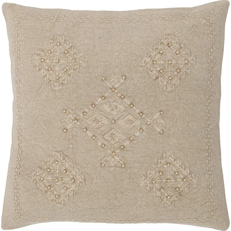 Bloomingville Poduszka Leva 45x45 cm, bawełna, naturalny