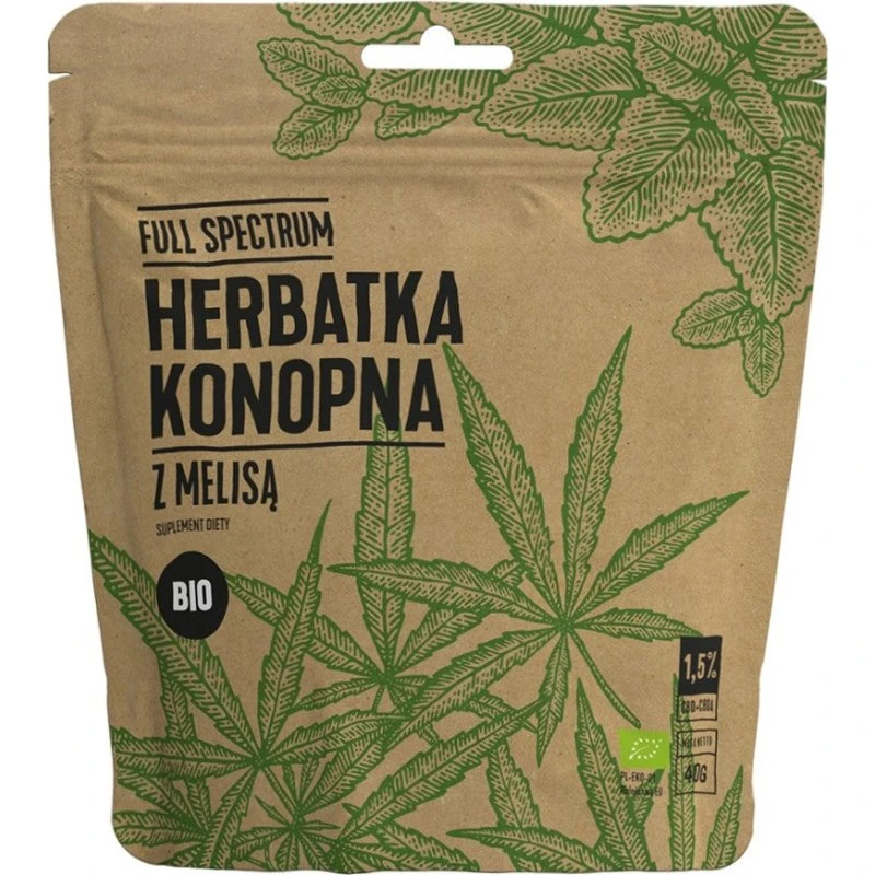Full Spectrum Herbatka konopna z melisą, suplement diety 40g