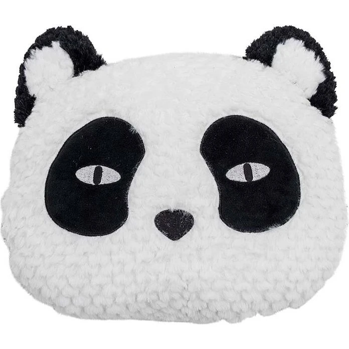 Bloomingville Poduszka Levi Panda Biała 33x28x13 cm