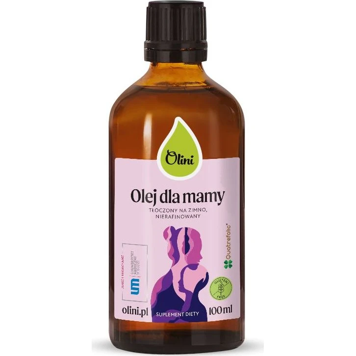 Olini Olej dla mamy 100ml z kwasem foliowym Quatrefolic
