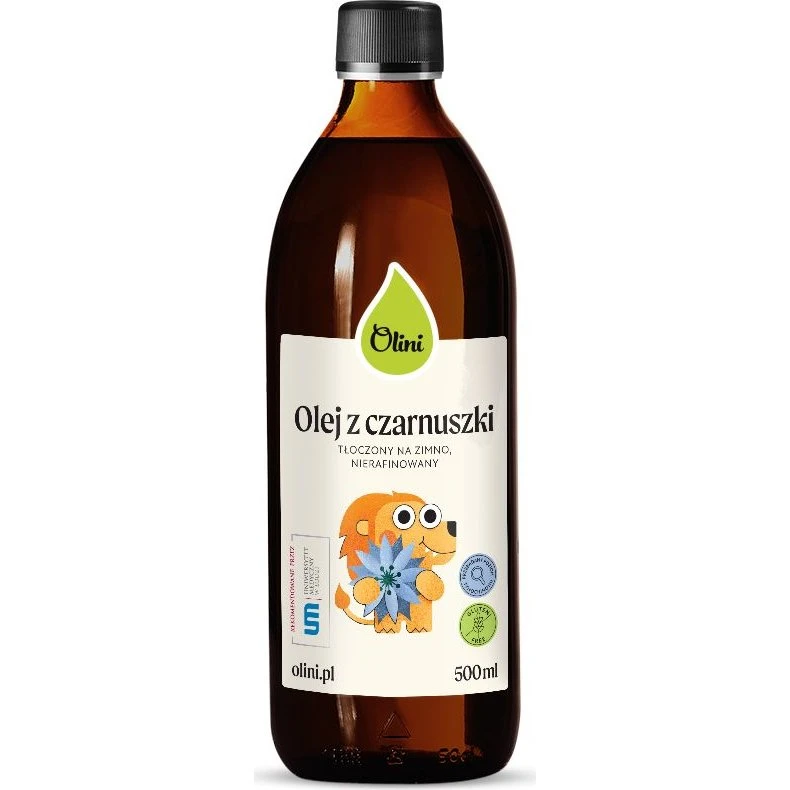Olini Olej z czarnuszki dla dzieci 500ml