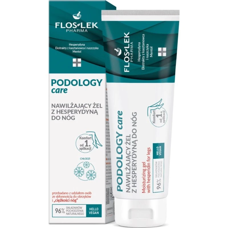 Floslek Podology Care nawilżający żel z hesperydyną do nóg 80g