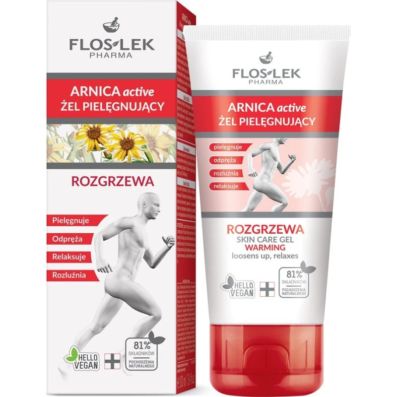 Floslek Arnica Active rozgrzewający żel pielęgnujący 100ml