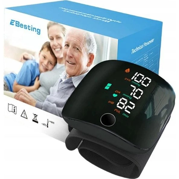 OWL-TECH WBP01A ciśnieniomierz nadgarstkowy mówiący, wykrywa arytmię