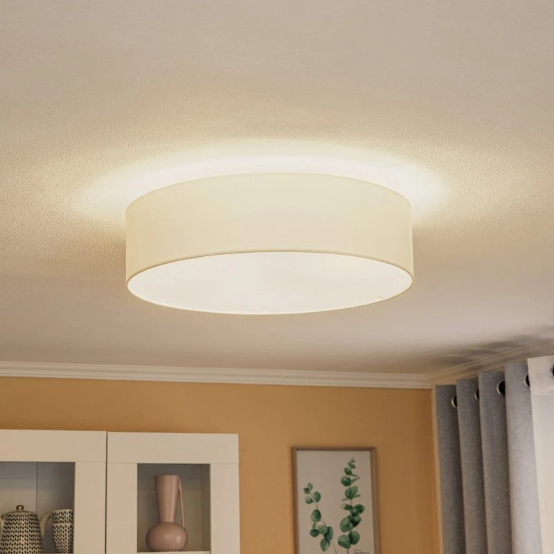 Euluna Lampa Sufitowa Roller Ø50 Ecru