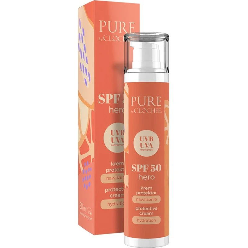 Clochee SPF 50 Hero Krem Protektor Nawilżający 50ml