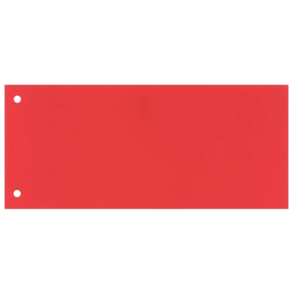 Esselte Przekładki 1/3 A4 Czerwone 180 gsm