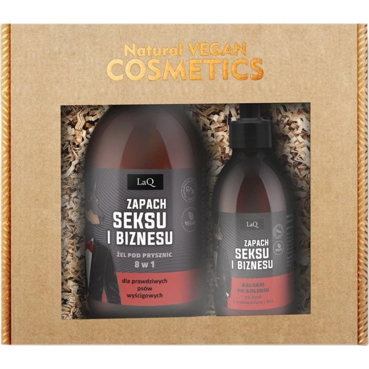 LaQ Zapach Seksu i Biznesu Zestaw: Żel 500ml + Balsam 150ml