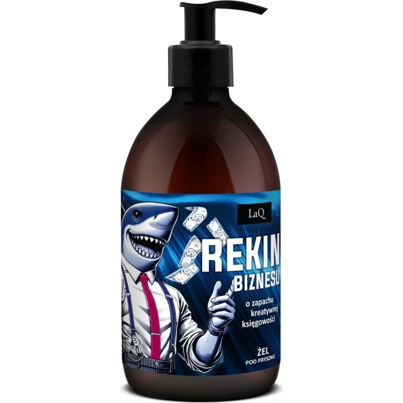 LaQ Żel pod prysznic dla mężczyzn 8w1 Rekin Biznesu 500ml