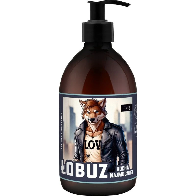 LaQ Żel pod prysznic dla mężczyzn Łobuz Kocha Najmocniej 500ml