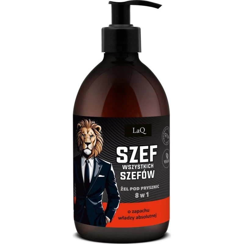 LaQ Żel pod prysznic dla mężczyzn 8w1 Szef Wszystkich Szefów 500ml