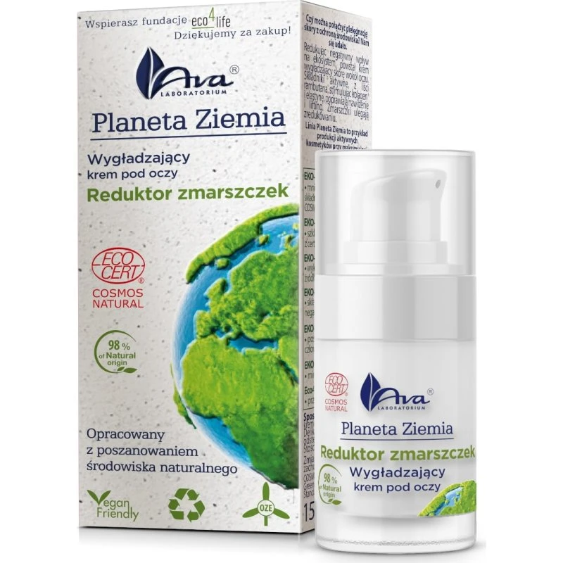 Ava Laboratorium Planeta Ziemia wygładzający krem pod oczy 15ml