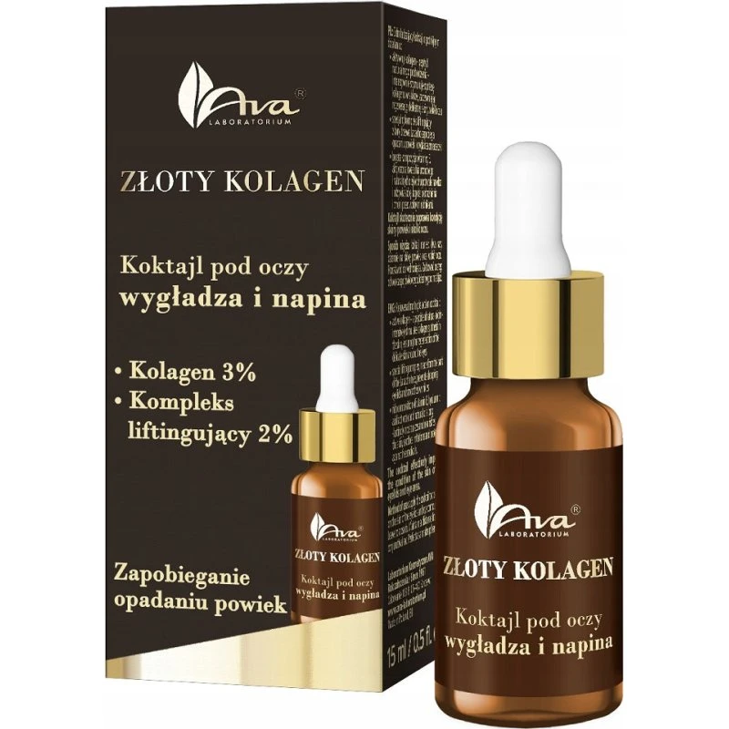 Ava Laboratorium Złoty Kolagen Koktajl pod oczy 15ml