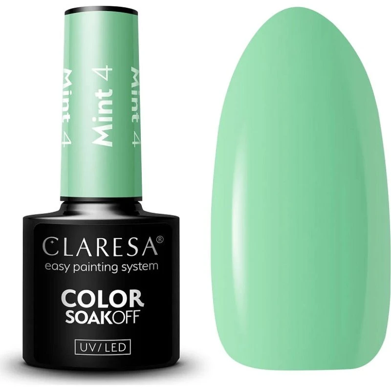 Claresa Color Soak Off UV/LED Mint - Lakier Hybrydowy 5g