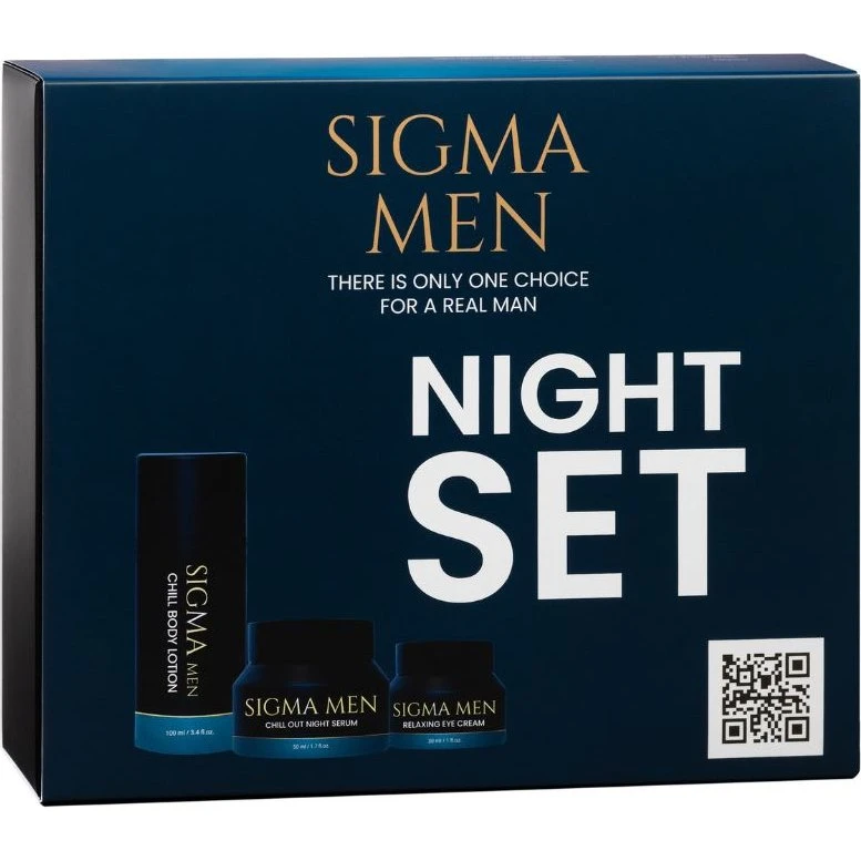Sigma Men Night Set: Balsam 100ml, Serum 50ml, Krem pod oczy 30ml