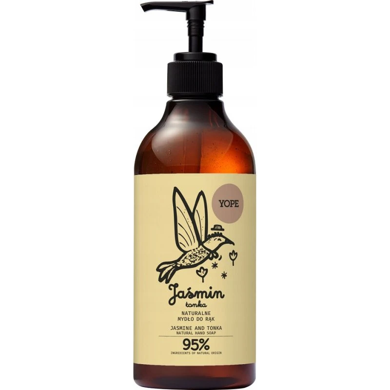 Yope Naturalne mydło do rąk Jaśmin & Tonka 500ml