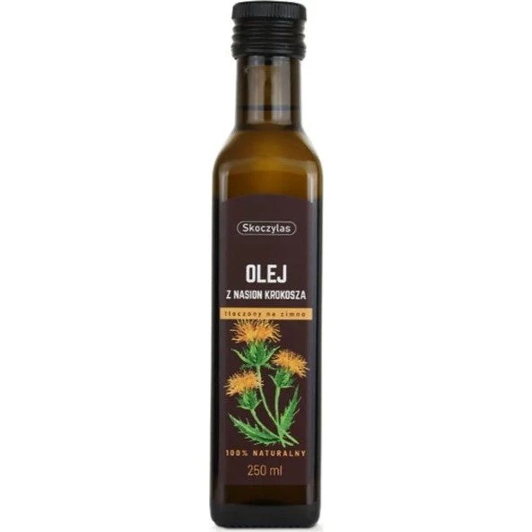 Skoczylas Olej z nasion krokosza barwierskiego tłoczony na zimno 250ml