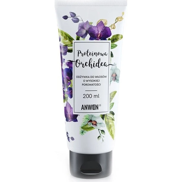Anwen Odżywka Proteinowa Orchidea dla włosów o wysokiej porowatości 200ml