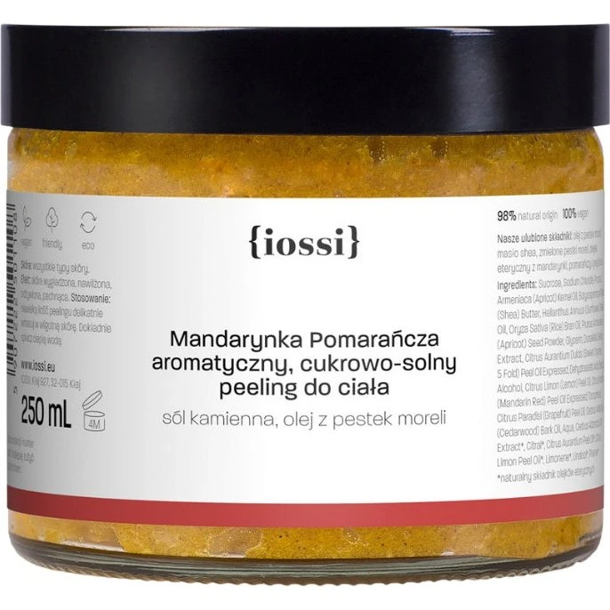 Iossi Peeling cukrowo-solny Mandarynka Pomarańcza 250ml