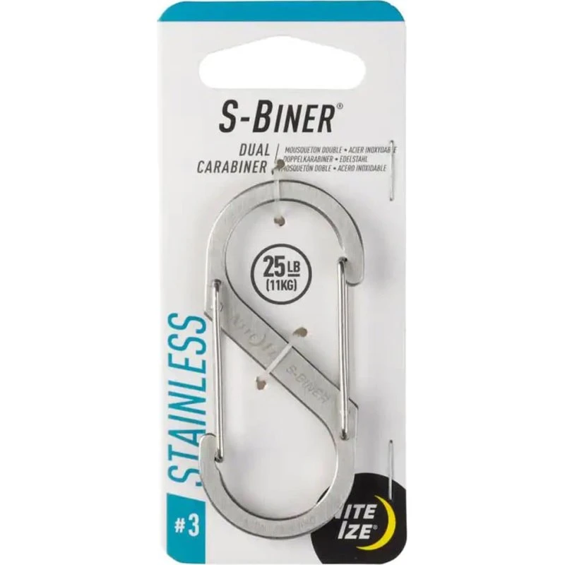 Nite Ize S-Biner #3 Stalowy Karabinek Dual Carabiner
