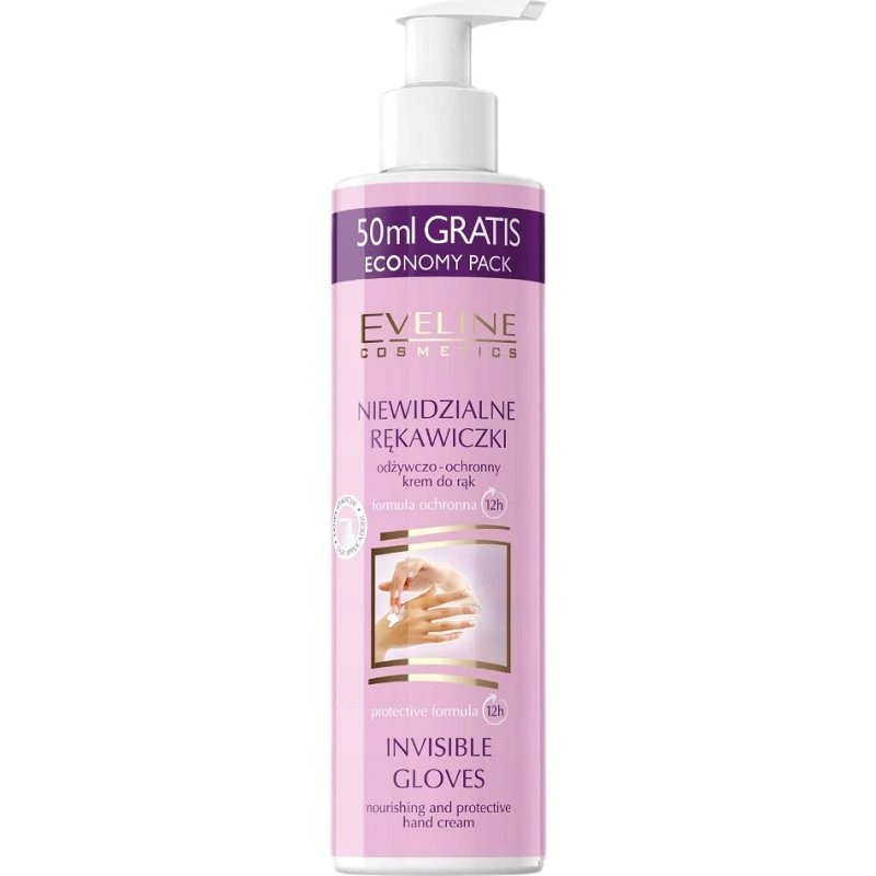 Eveline Cosmetics Niewidzialne Rękawiczki krem do rąk 245ml