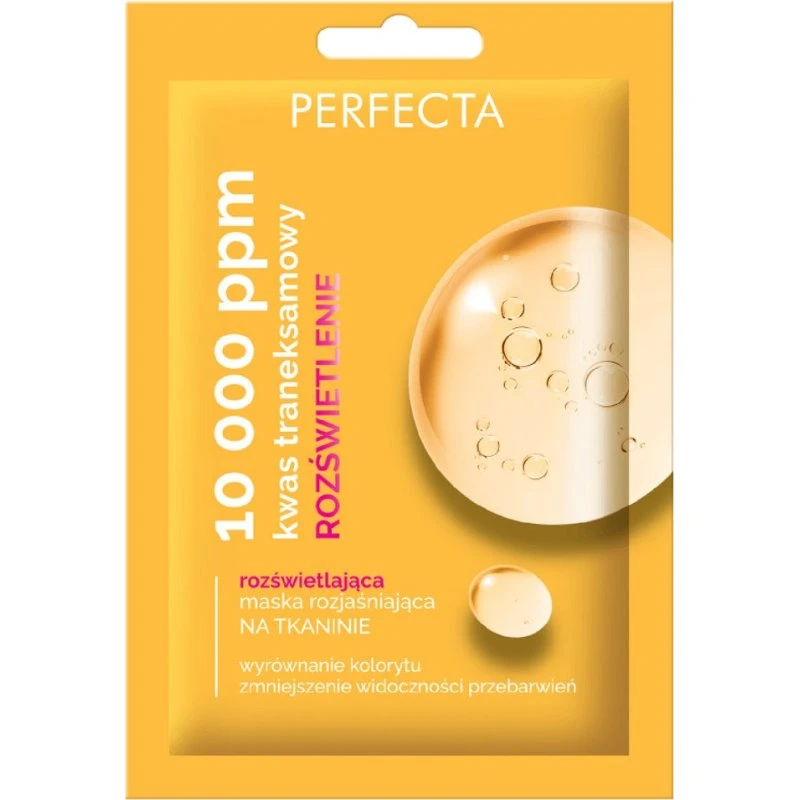 Perfecta 10 000 ppm rozświetlająca maska na tkaninie 20ml