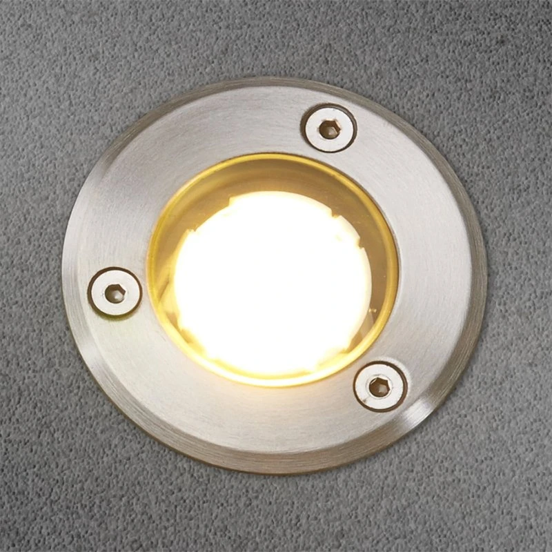 Lucande Kenan Reflektor Wpuszczany IP67 Stal Nierdzewna 7 cm