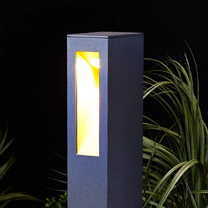 Jenke Słupek oświetleniowy LED 65 cm, antracyt, aluminium