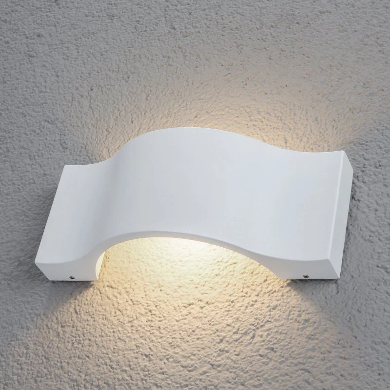 Lucande Jace LED Lampa Ogrodowa Ścienna Biała