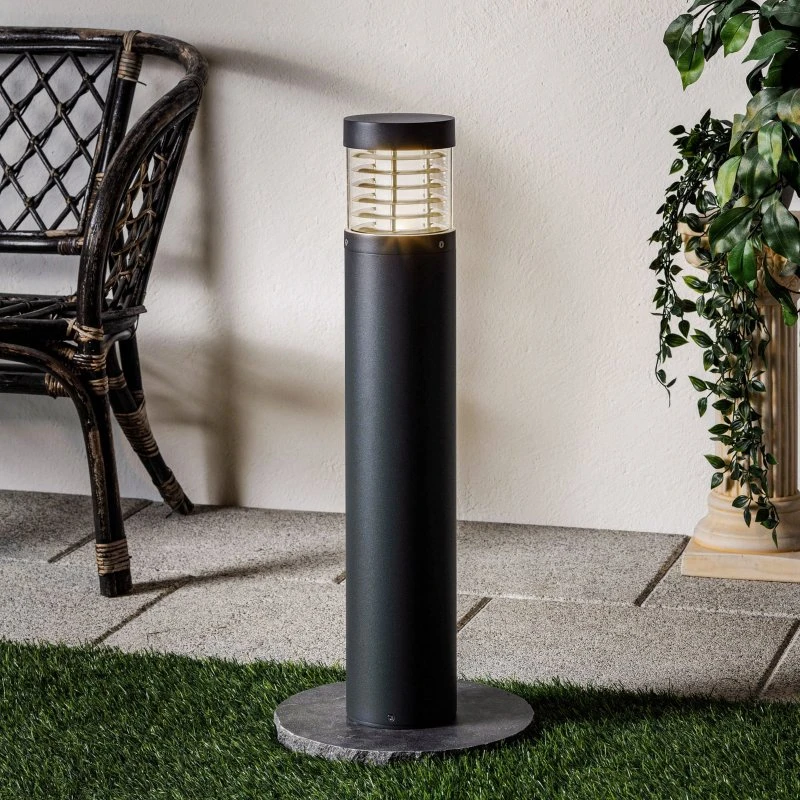 Lucande Lucius Lampa Ogrodowa H65 Graphite - Słupek LED 65cm