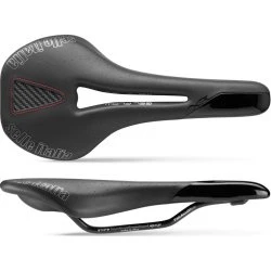 Selle Italia XR Gel Flow S, Czarne, FeC Alloy 7, Duro-Tek