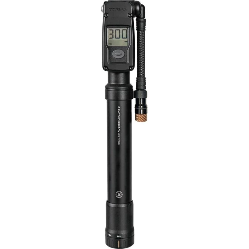 Topeak Mountain Digital 2Stage Cyfrowa Mini Pompka