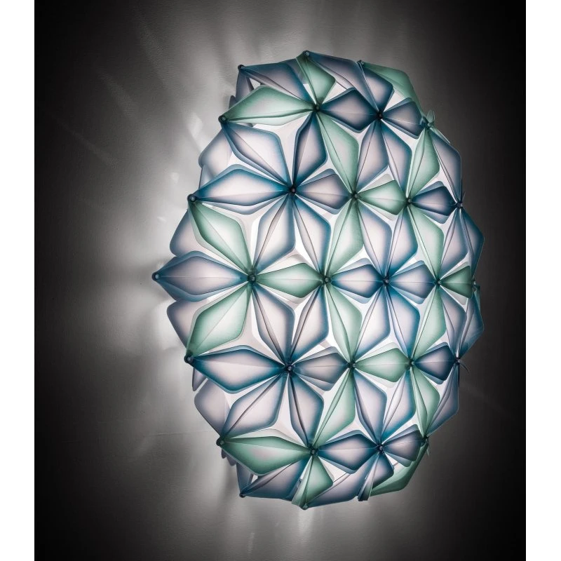 Slamp La Vie L lampa sufitowa, niebieska, 71 cm