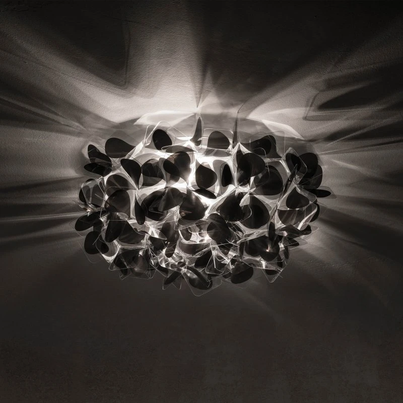 Slamp Clizia Mama Non Mama lampa ścienna, czarny, Ø53cm