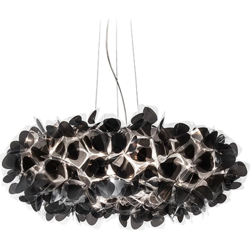 Slamp Clizia Mama Non Mama Żyrandol Ø78 cm, czarna/przezroczysta