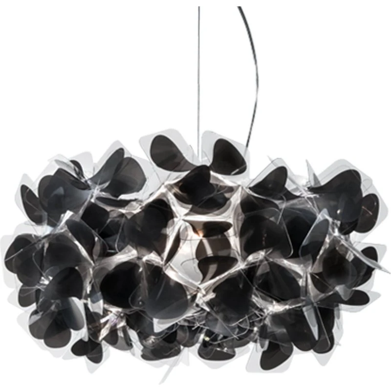 Slamp Clizia Mama Non Mama - Lampa wisząca Ø53cm, czarno-przezroczysta