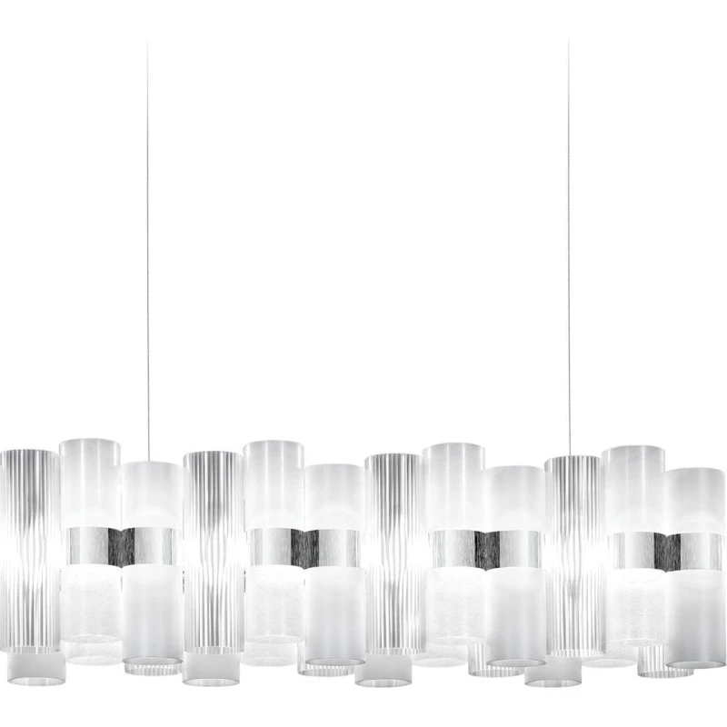 Slamp La Lollo Żyrandol LED, biały, 100 cm