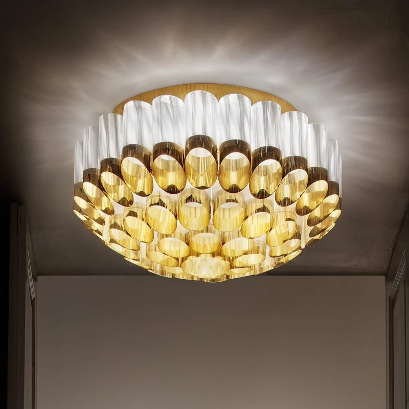 Slamp Odeon Ceiling Lampa sufitowa złota, Ø 65 cm