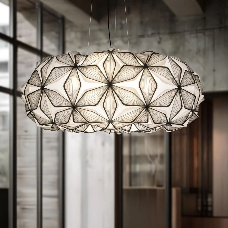 Slamp C'EST LA VIE Żyrandol czarny, Ø70 cm
