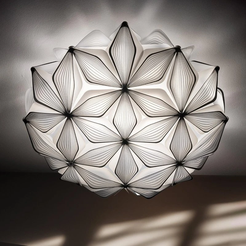 Slamp C'EST LA VIE Lampa sufitowa czarna, Ø 47 cm, 2-punktowa