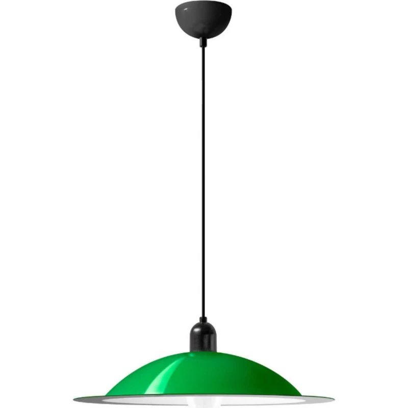 Stilnovo Lampiatta Żyrandol LED, zielony, Ø 50 cm