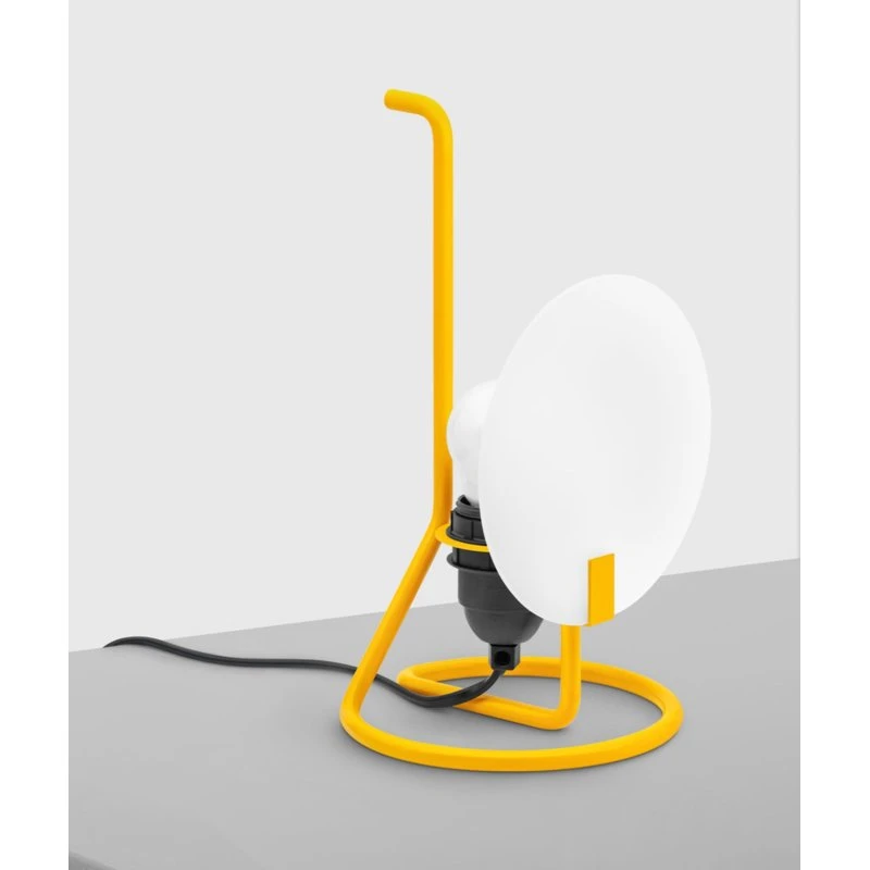 Lampa stołowa LED Stilnovo Bugia, żółta